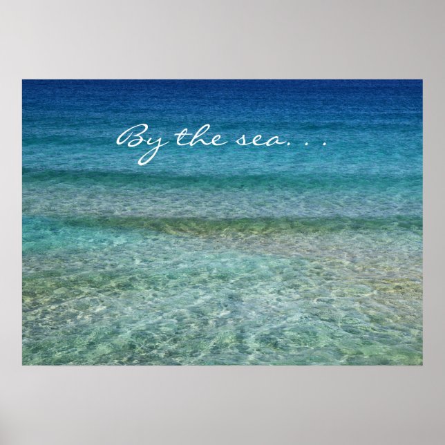 Por mar, Poster de 28" x 20" (Frente)