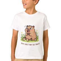 Por Que Eles São Tão Pequenos Camiseta Infantil Ca