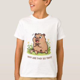 Por Que Eles São Tão Pequenos Camiseta Infantil Ca