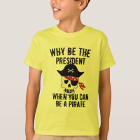 Por que ser design de camiseta pirata engraçada do