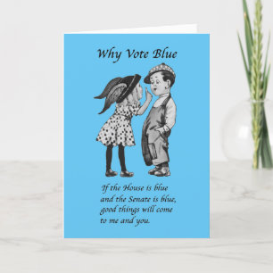 Por que votar azul no cartão de 2022