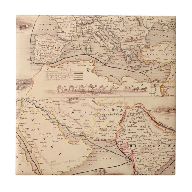 Por terra rota a India (Frente)