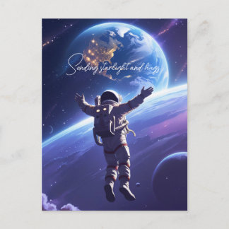 Por todo o Universo — Abraço do Cartão Saudação Af