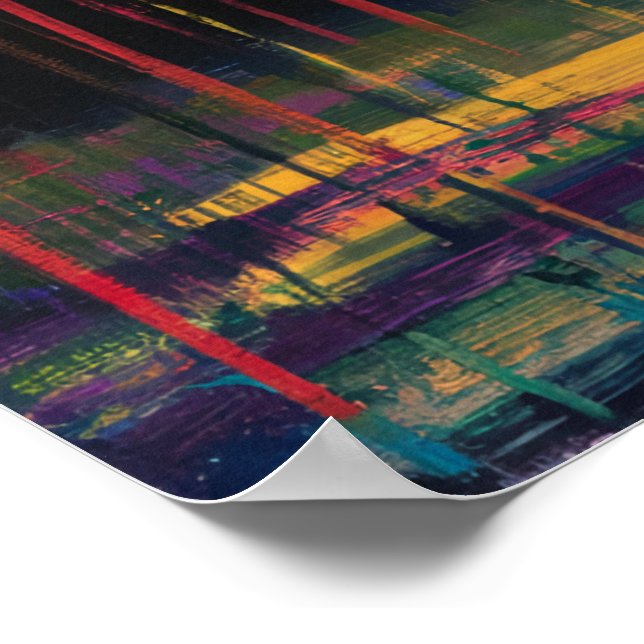 Por trás de cada sorriso, há um poster rasgador PN (Borda)