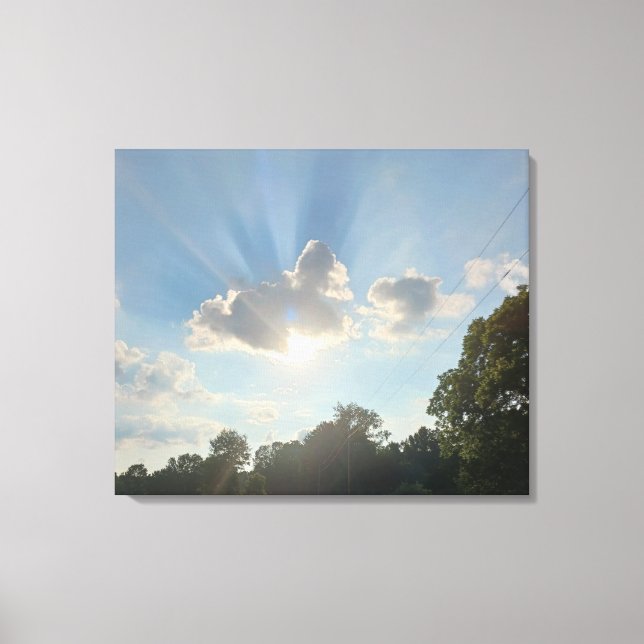 Por Trás Do Impressão De Nuvens (Frente)