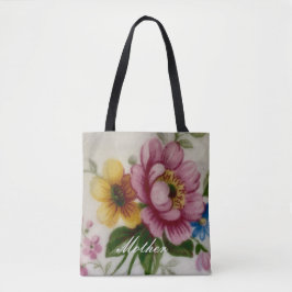 Porcelain Inspirou Bolsa Floral