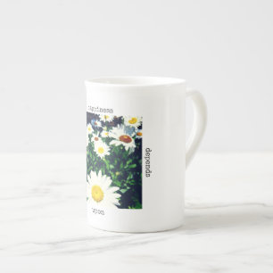 Porcelana A "felicidade depende em cima de nos" caneca de