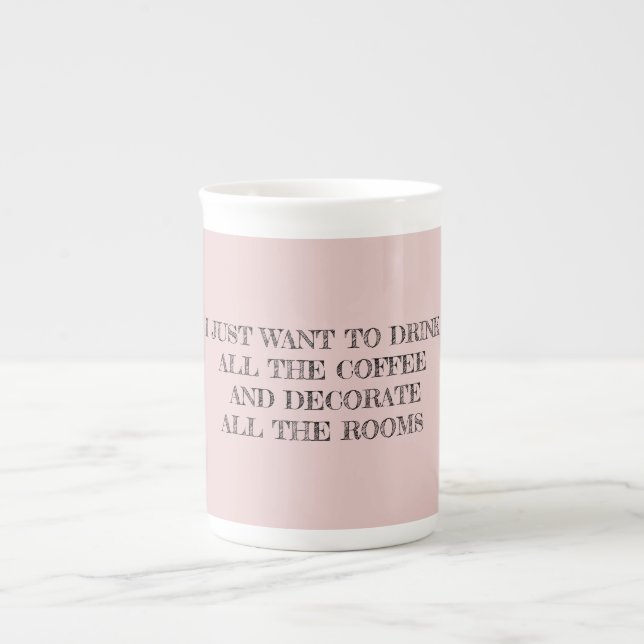Porcelana Beba toda a caneca de café (Frente)