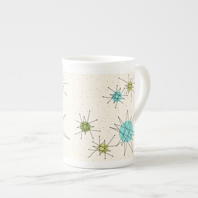 Porcelana Caneca atômica icónica de China de osso de (Frente Esquerda)