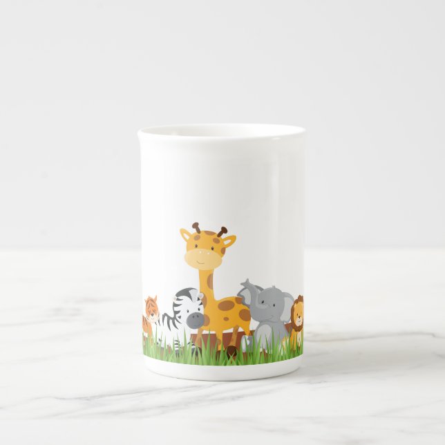Porcelana Caneca bonito de China de osso 	dos animais do (Frente)