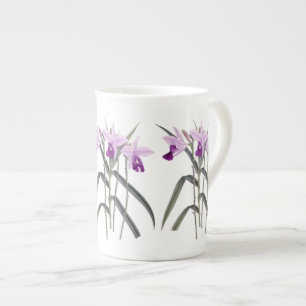 Porcelana Caneca botânica floral de China de osso das