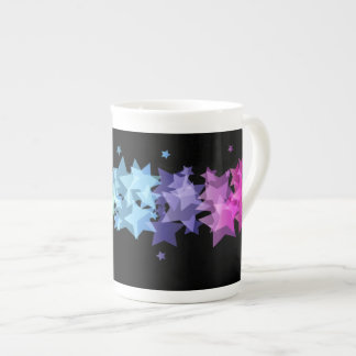 Porcelana Caneca colorida de China de osso das estrelas