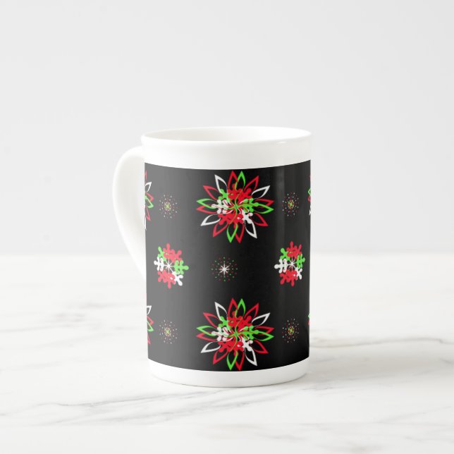 Porcelana Caneca da especialidade de Brights do teste padrão (Frente Esquerda)