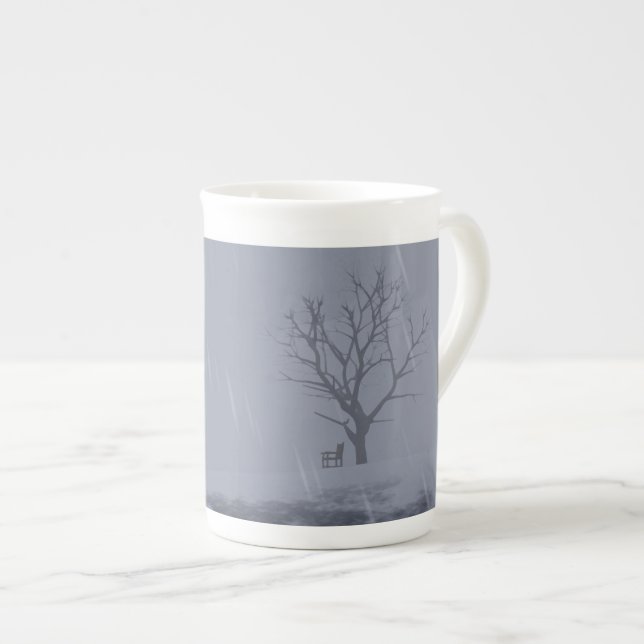 Porcelana Caneca da Especialidade de Inverno (Frente Esquerda)