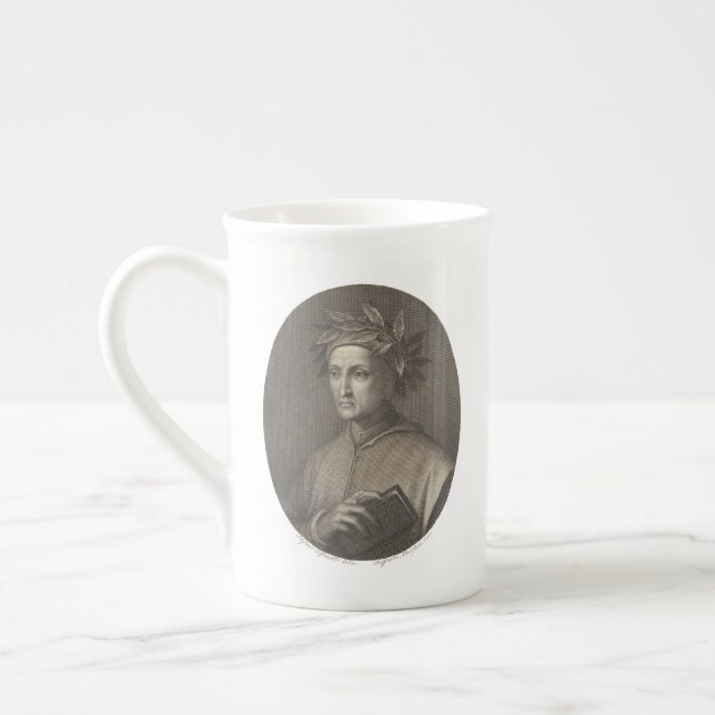 Porcelana Caneca da festão de Dante (Esquerda)