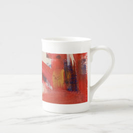 Porcelana Caneca de Arte Abstrata