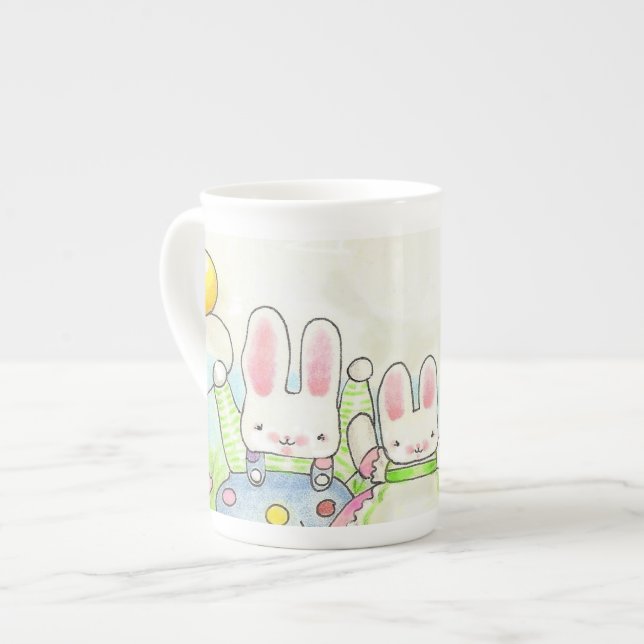 Porcelana Caneca de Balão (Frente Esquerda)