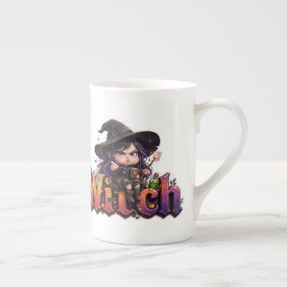Porcelana Caneca de Bruxa Mal-Humorada Engraçada - Caneca de