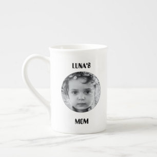 Porcelana Caneca de Café com Imagem e Nome Personalizados