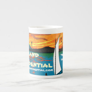 Porcelana Caneca de café confidencial da ilha