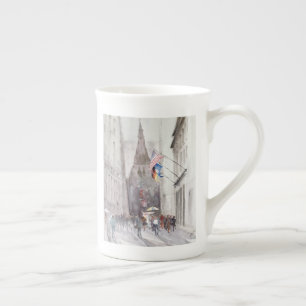 Porcelana Caneca de café de Wall Street