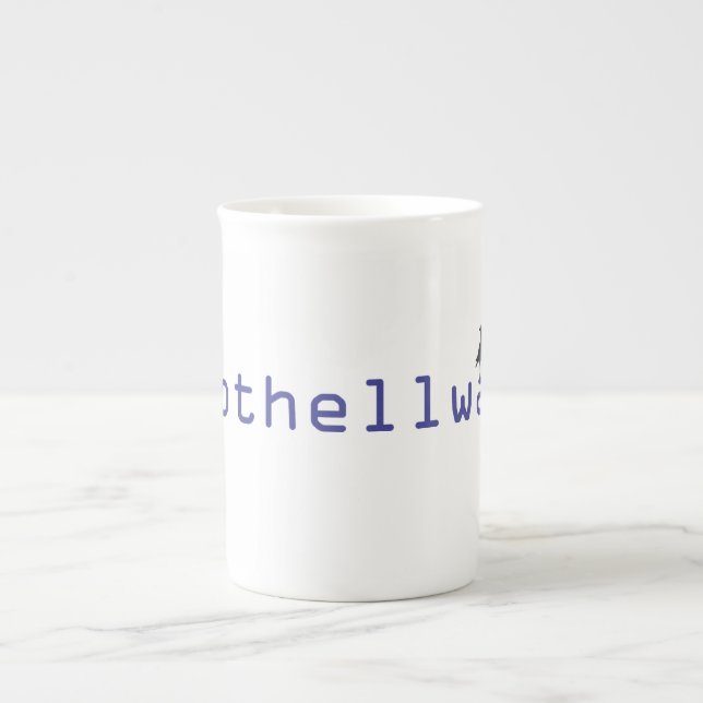 Porcelana caneca de café do bothellwa (Frente)