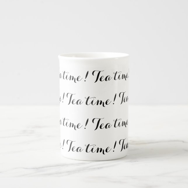 Porcelana Caneca de café perfeita do tempo do chá (Frente)