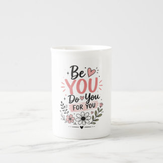 Porcelana Caneca de Café Personalizada com Nome Floral | Flo