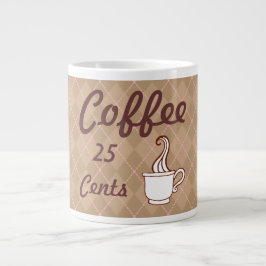 Porcelana Caneca de Café Presente Loja Retro