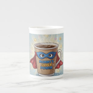 Porcelana Caneca de Café Superpoder da Mamãe