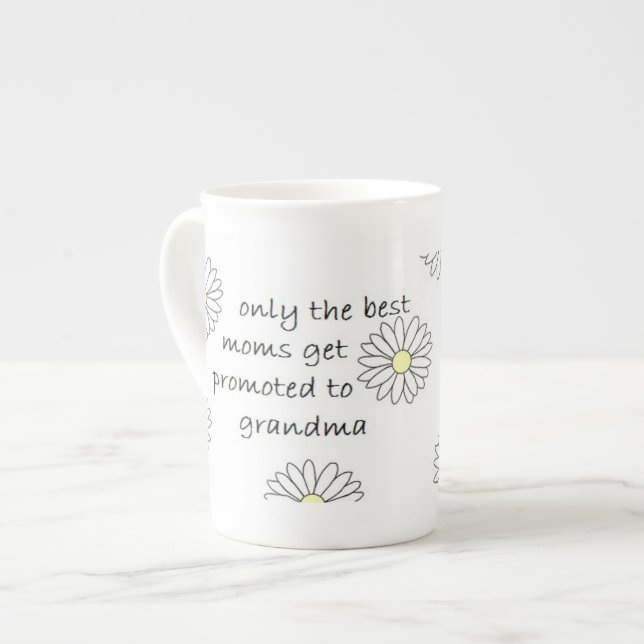 Porcelana Caneca de China de osso da avó da margarida (Frente Esquerda)