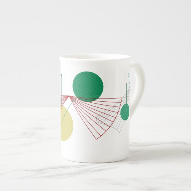 Porcelana Caneca de China de osso da FANFARRA (Frente Esquerda)