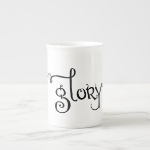 Porcelana Caneca de China de osso da "glória"