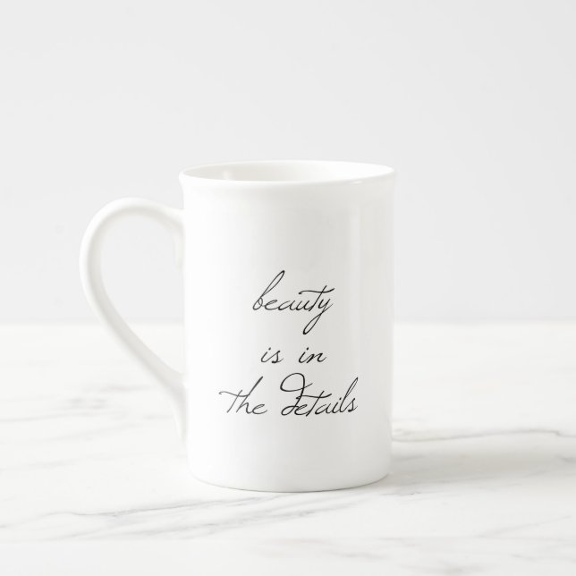 Porcelana Caneca de Especialidade em Beleza (Esquerda)