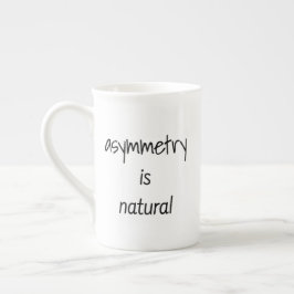 Porcelana Caneca de Especialidade Natural da Assimetria