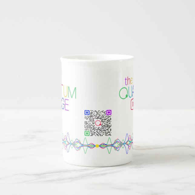 Porcelana Caneca de Espresso @TheQuantumAge (Frente)