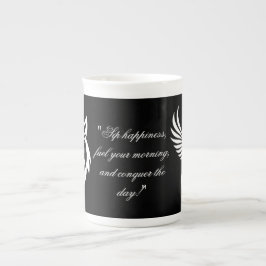 Porcelana Caneca de Impulso Matinal