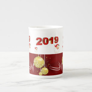 Porcelana Caneca de Natal, 2019