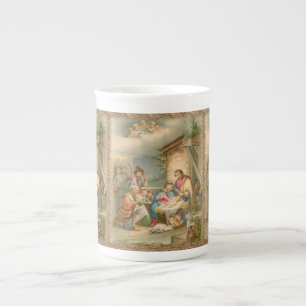 Porcelana Caneca de Natal, Cristo de Jesus