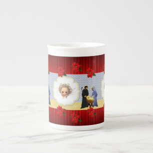 Porcelana Caneca de Natal, Cristo de Jesus, Angel