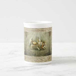 Porcelana Caneca de Natal, Cristo de Jesus, Feliz Natal