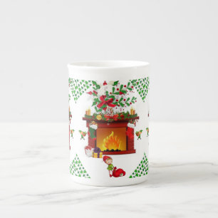 Porcelana Caneca de Natal, Elf