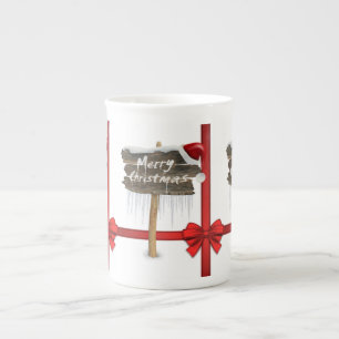 Porcelana Caneca de Natal, Feliz Natal