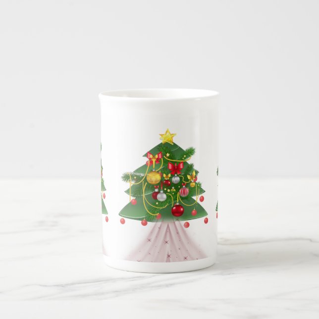 Porcelana Caneca de Natal, Feliz Natal (Frente)