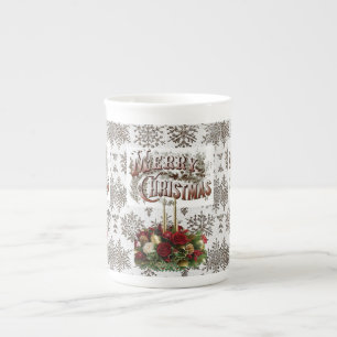 Porcelana Caneca de Natal, Natal, Feliz Natal
