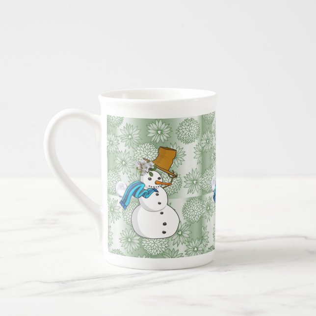 Porcelana Caneca de Natal, Neve, Feliz Natal (Esquerda)