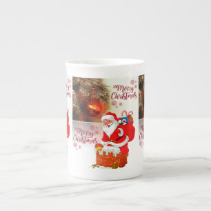 Porcelana Caneca de Natal, Papai Noel, Feliz Natal