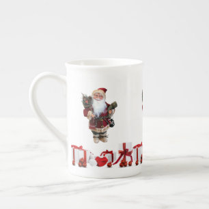 Porcelana Caneca de Natal, Papais noeis, Feliz Natal
