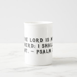 Porcelana Caneca de Presente Salmo 23:1