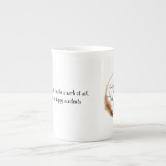 Porcelana Caneca de Raposa “Feliz Acidente” – Serena, Artíst